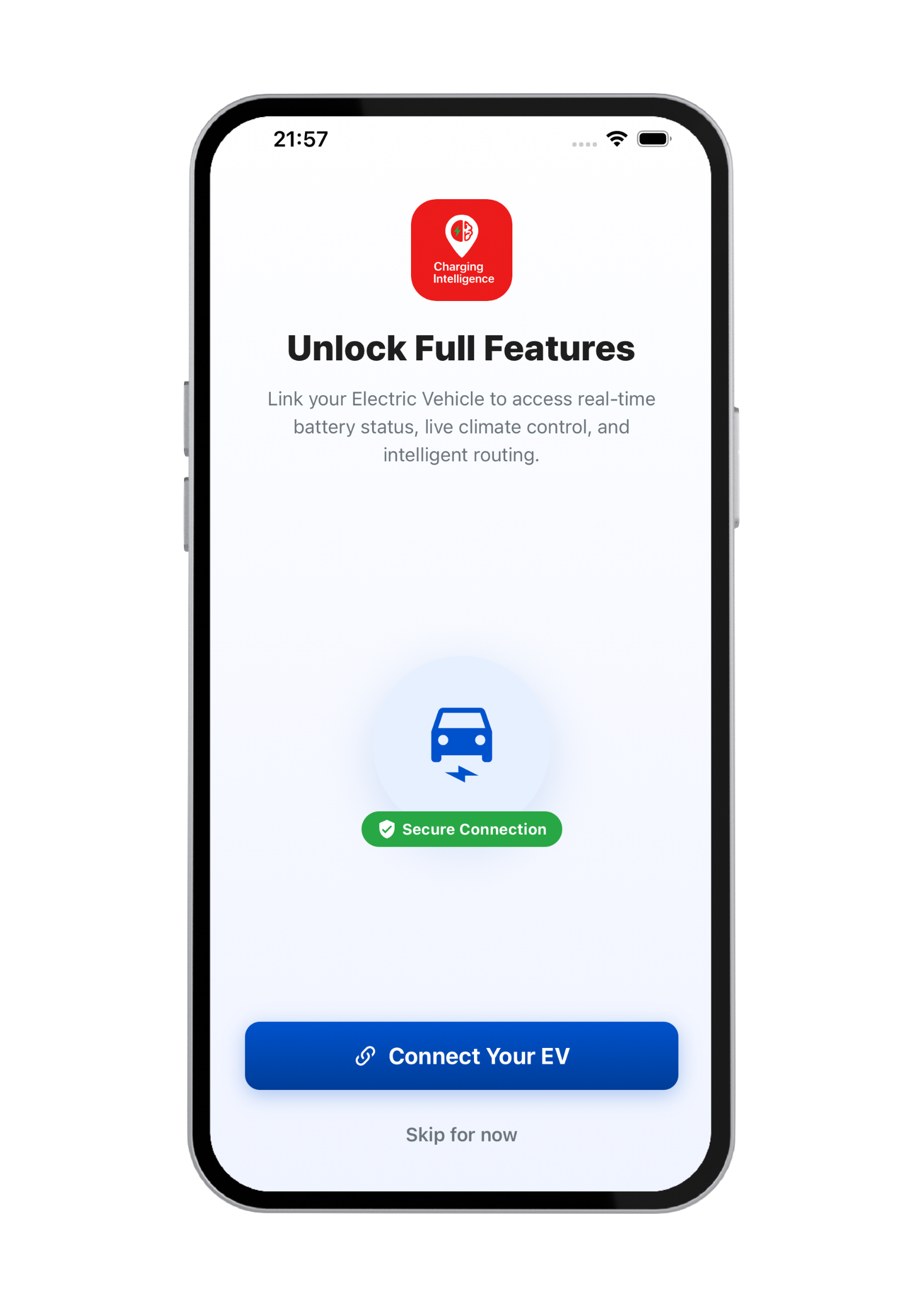Connect EV Screen
